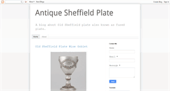 Desktop Screenshot of antiquesheffieldplate.com