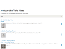 Tablet Screenshot of antiquesheffieldplate.com